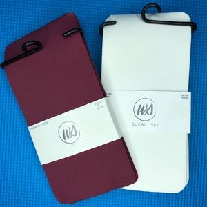 Lot of 2 tights - red and white